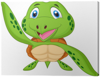 Sea Turtle Cute Cartoons (400x400), Png Download