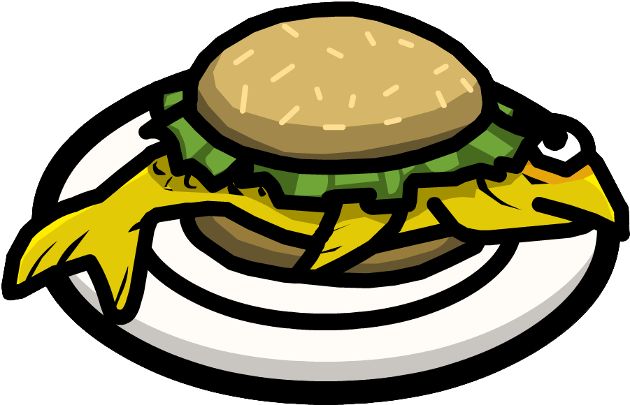 Fish Sandwich - Png - Tuna Fish Sandwich Cartoon (913x625), Png Download