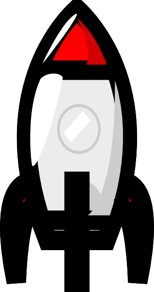 Small Spaceship Clip Art - Small Spaceship Png (318x600), Png Download