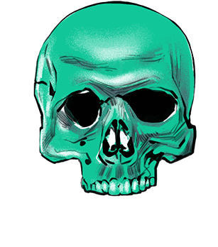 Years Off Your Life - Skull (386x464), Png Download
