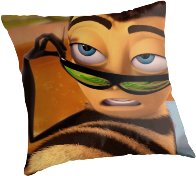 Barry Benson Is Hot Af - Cushion (875x875), Png Download
