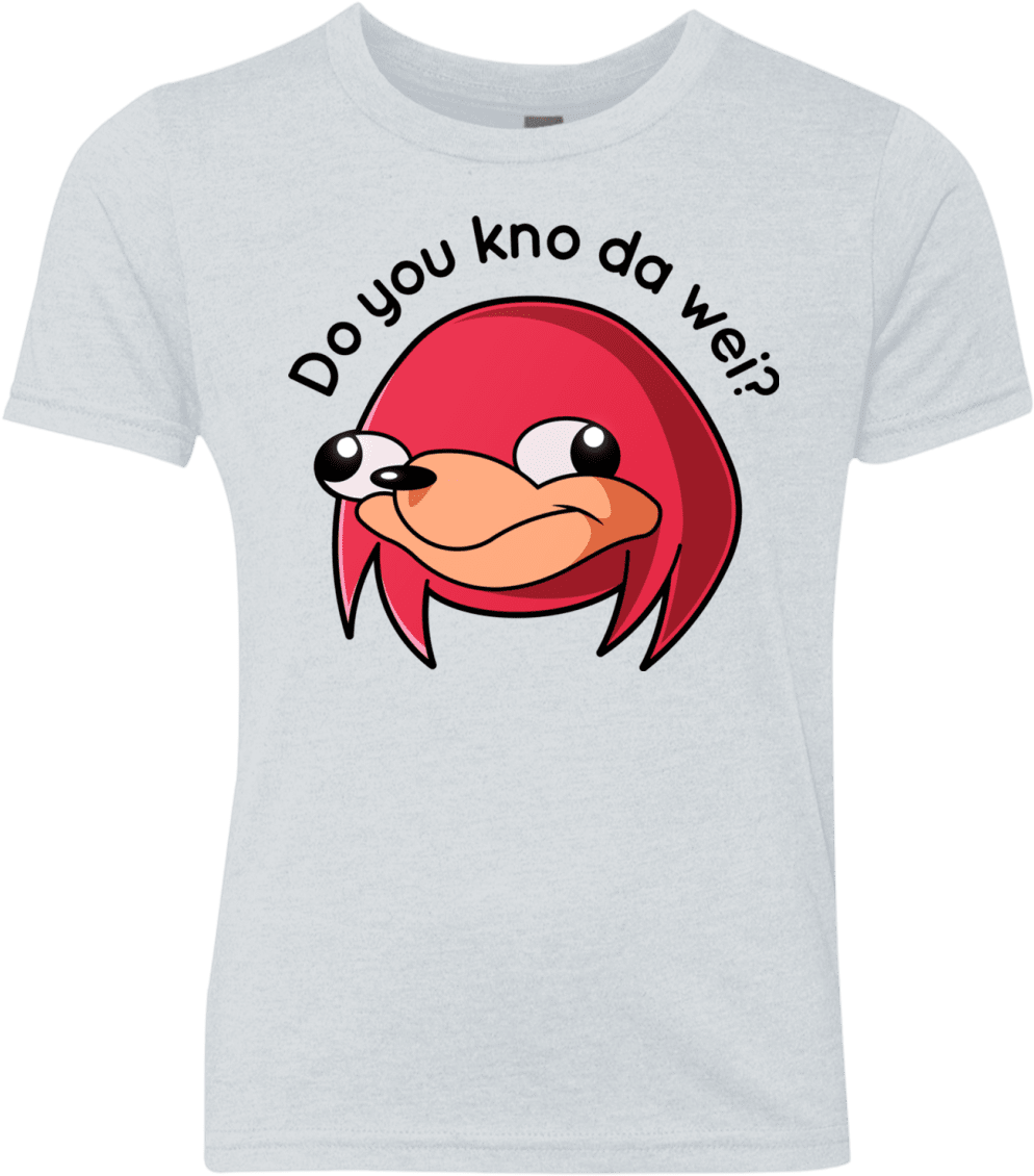 Ugandan Knuckles Youth Triblend T-shirt - Ugandan Knuckles (1155x1155), Png Download