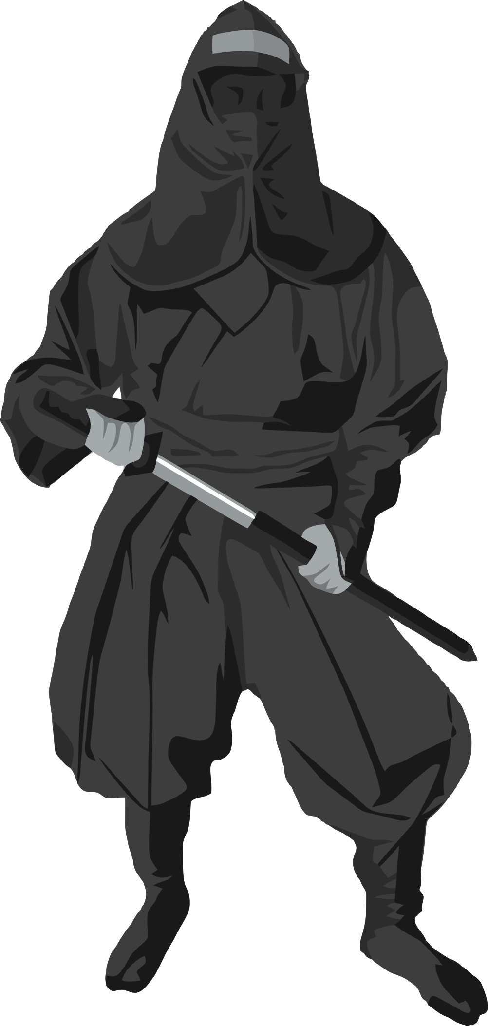 Ninja Free Download Png - Ninja Art Png (1002x2106), Png Download