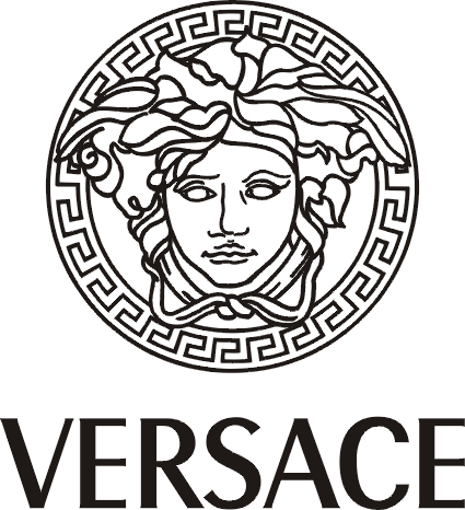Clip Art Black And White Stock Only Have A Or Things - Versace Sembolü (425x466), Png Download