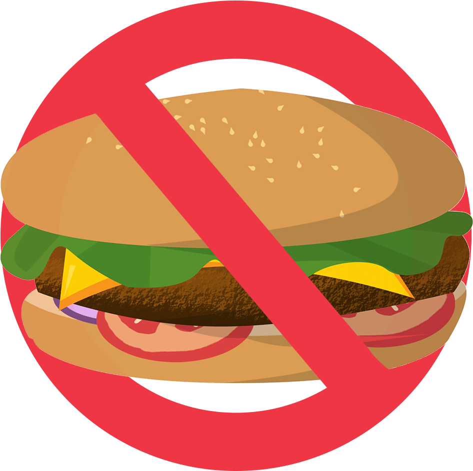 Burger - Cheeseburger (1000x1000), Png Download