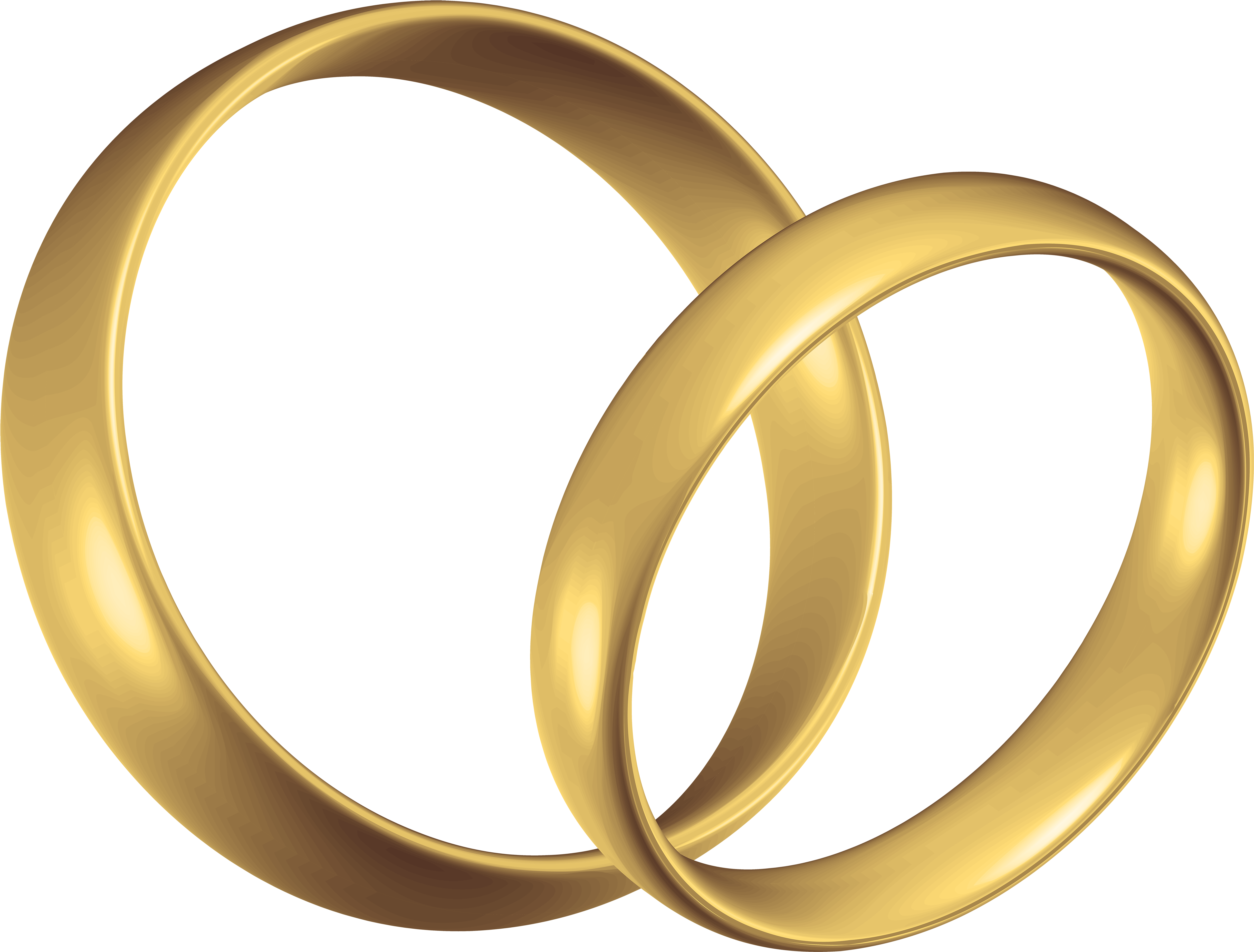Wedding Rings Png Clip Art - Clip Art (5000x3797), Png Download