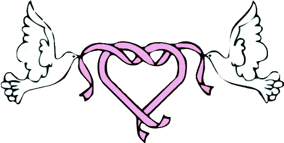 Wedding Clipart - Wedding Border Art Clipart (598x322), Png Download