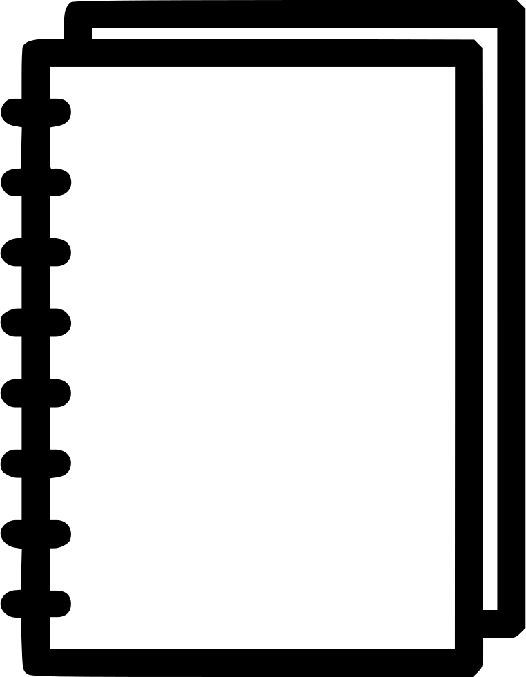 Image Library Spiral Notebook Clipart - Icon (762x980), Png Download