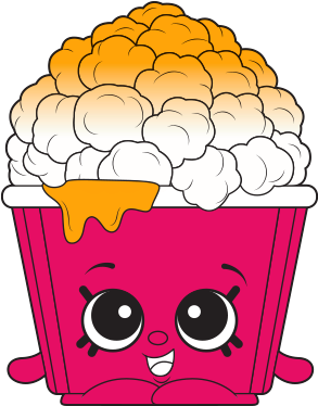 Pippa Popcorn - Shopkins Popcorn Png (400x400), Png Download
