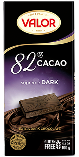 82% Dark Chocolate 100g - Valor 70 Dark (790x600), Png Download