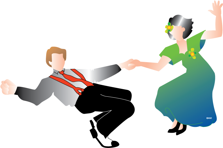Swing Lindy - Dance Boogie Woogie Png (792x612), Png Download