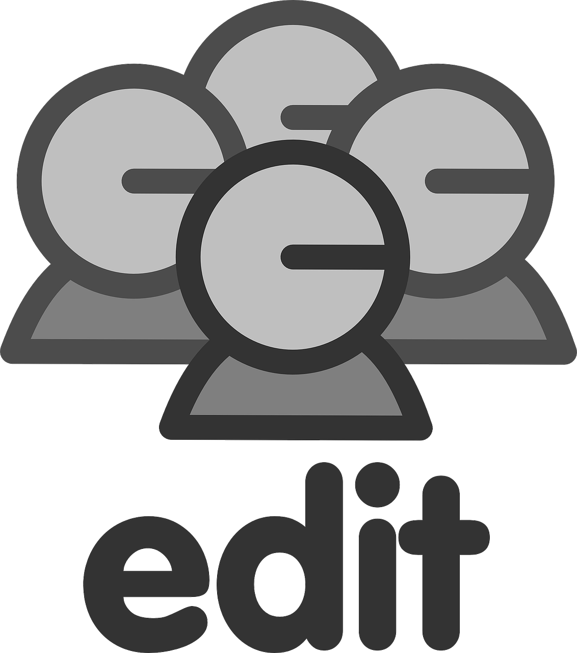 Edit Group Category Individuals Transparent Image - Edit Clipart (1132x1280), Png Download