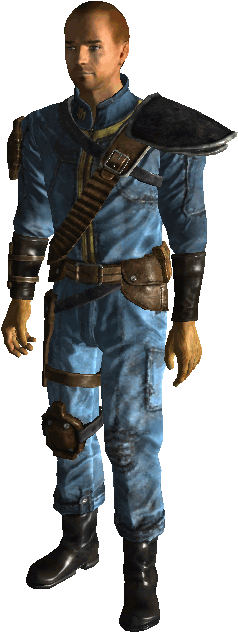 Fallout Armored Vault Suit Harness - Armored Vault 101 Jumpsuit (300x666), Png Download