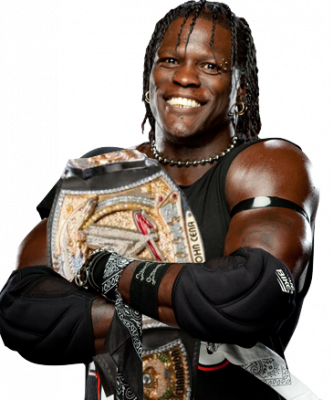 Evan Bourne And Aj Styles Download - R Truth Intercontinental Champion (333x400), Png Download