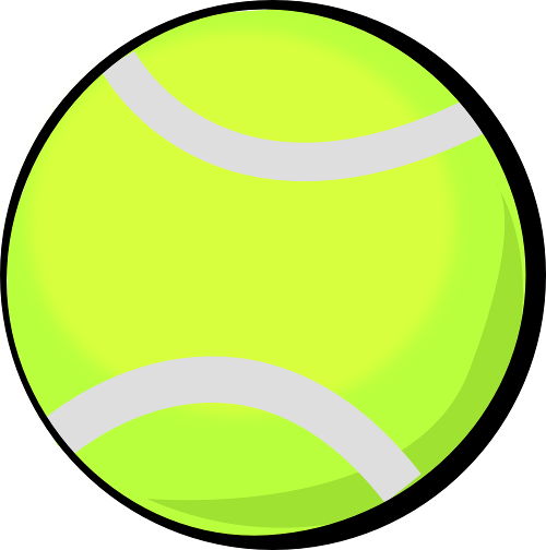 Tennis Ball Clip Art - Tennis Ball Clip Art Transparent (500x504), Png Download
