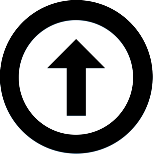 Up,arrow,circle,512x512 Icon - Tempo Icon Png (511x513), Png Download