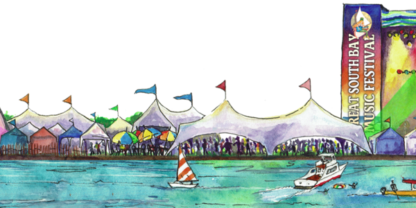 Great South Bay - Great South Bay Music Festival (600x300), Png Download