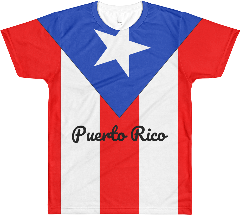 Pr Flag All Over Unisex T Shirt - Superhero (1000x1000), Png Download