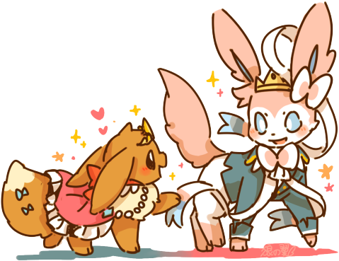 🌟 Transparent - Eevee Pokemon (500x417), Png Download