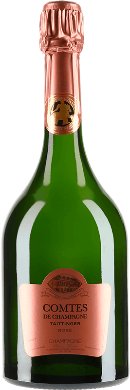 Taittinger Comtes De Champagne Rose (646x1000), Png Download