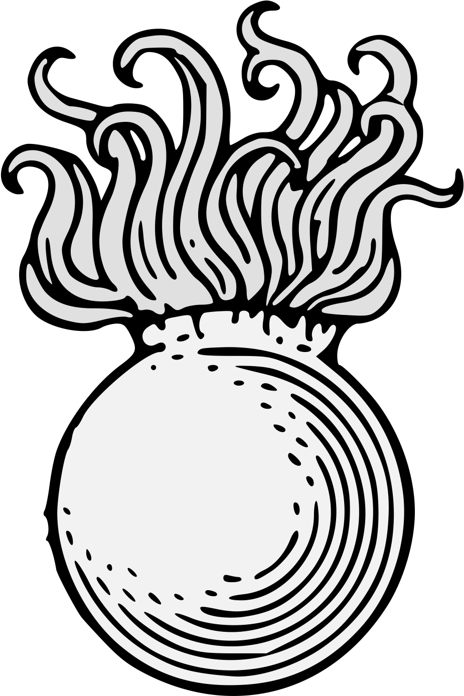 Details, Png - Heraldry Grenade (956x1411), Png Download