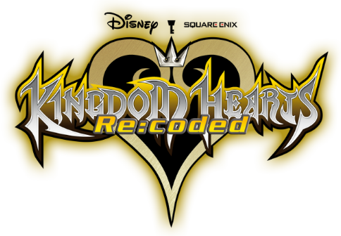 Kingdom Hearts Re Coded Logo (484x336), Png Download