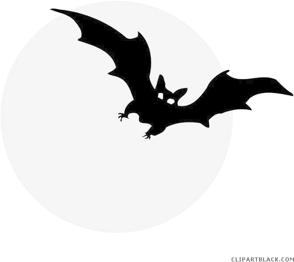 Halloween Bats Clipartblack Com - Halloween Cartoon Clip Art (600x600), Png Download