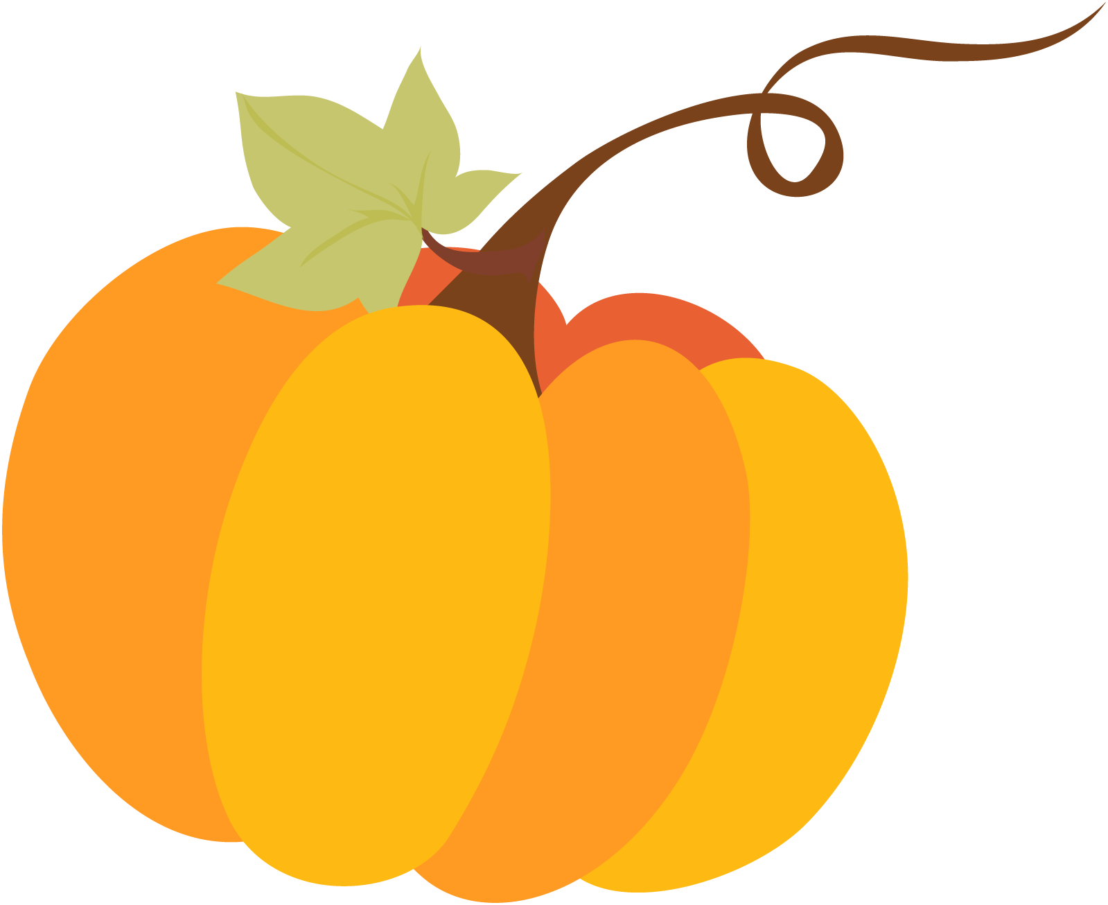 Thanksgiving Pumpkin Png - Transparent Background Pumpkin Clipart (1599x1306), Png Download