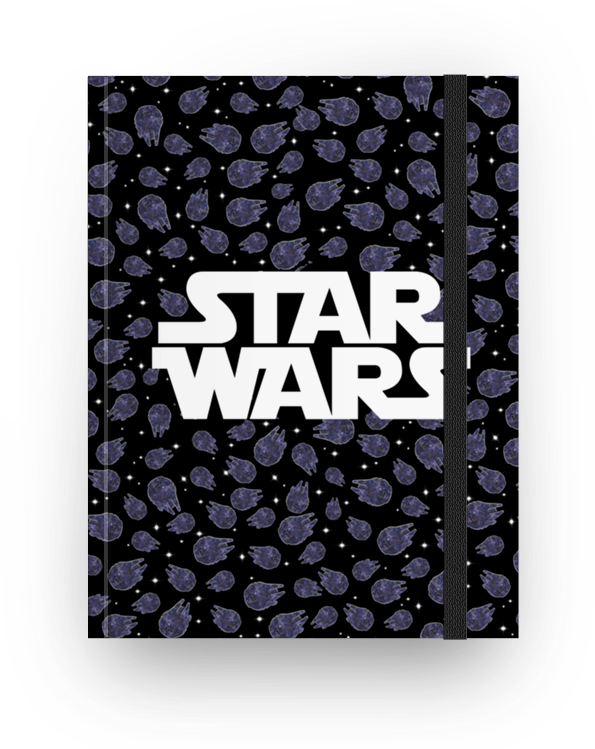 Caderno Millenium Falcon De Anagaby Illustrationsna - Notebook (800x800), Png Download