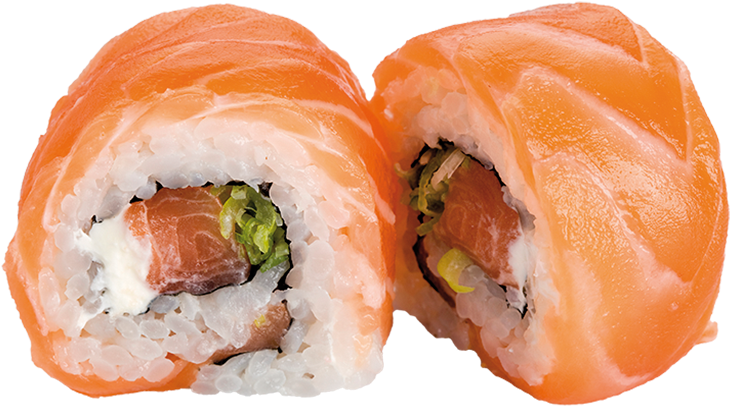 Rolls Png For Free Download On - Salmon Sushi Roll Png (800x533), Png Download