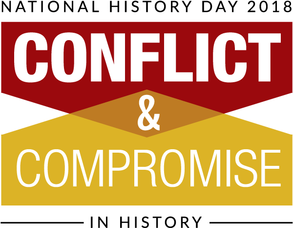 Nhd 2018 Conflict & Compromise In History Logo - History Day Theme 2018 (792x612), Png Download