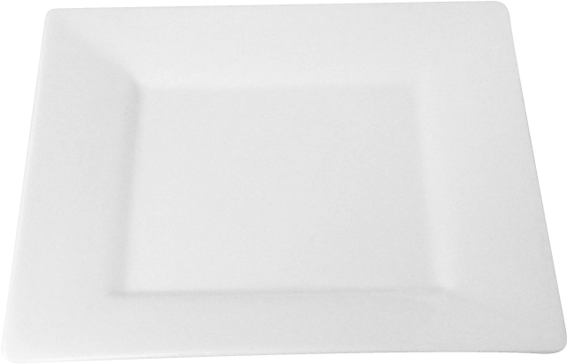 8″ Square Plate - Platter (699x635), Png Download