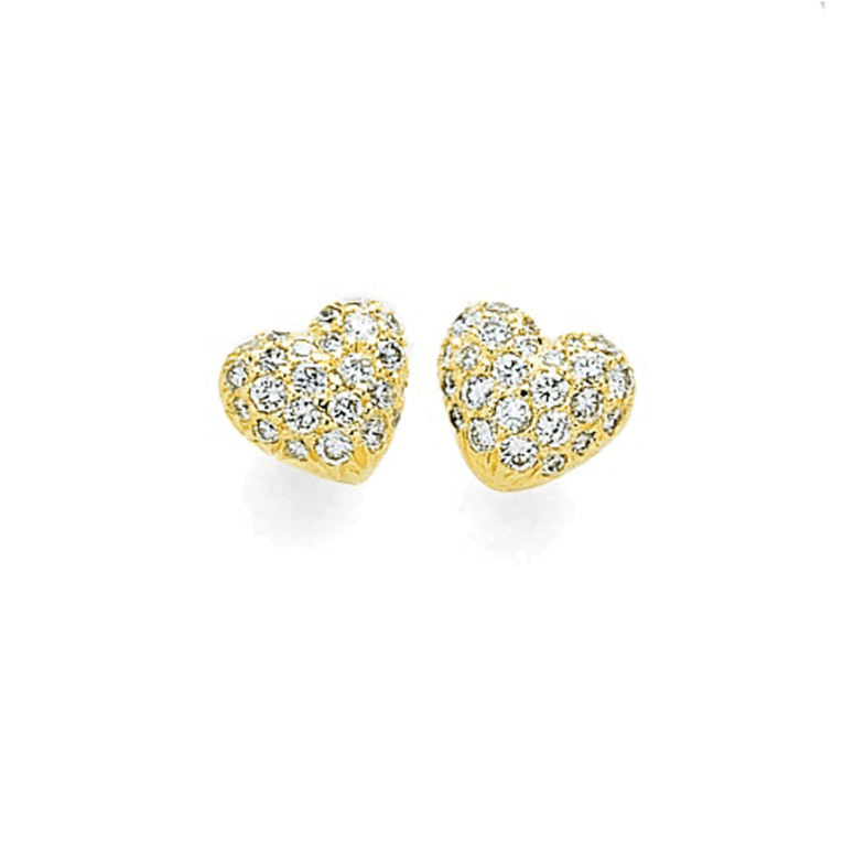 Corazones Diamond Earrings (1000x1000), Png Download
