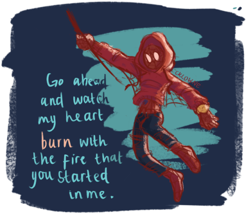 When You Close Your Eyes, Do You Picture Me When You - Superhero (500x437), Png Download