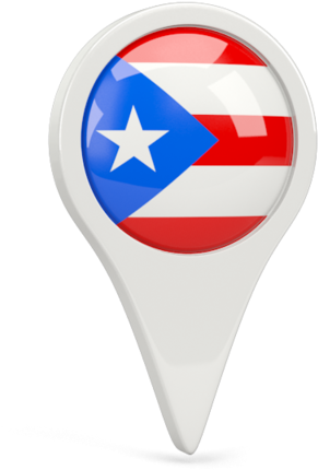 Illustration Of Flag Of Puerto Rico - Puerto Rico Flag Pin (640x480), Png Download