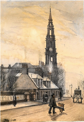 West Kirk Steeple, Nelson Street, Greenock - Tourist Attraction (600x400), Png Download