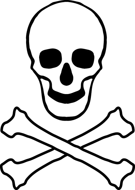Skull And Bones Alpha - University College Cork R.f.c. (435x614), Png Download