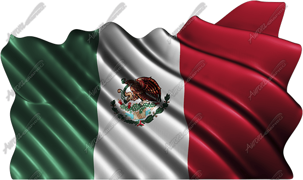 Waving Mexican Flag Cloth - Puerto Rico Flag Waving (600x357), Png Download