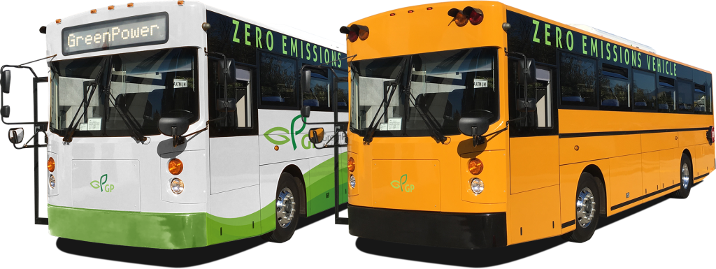 Greenpower Shuttle And School Bus - Porterville Transit New Buses (1024x385), Png Download