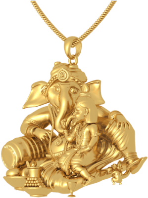 Vinayagar 3d Pendant - 3d Vinayagar (300x544), Png Download