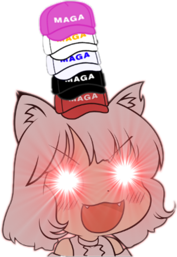 Make America Great Again Awoo (600x867), Png Download