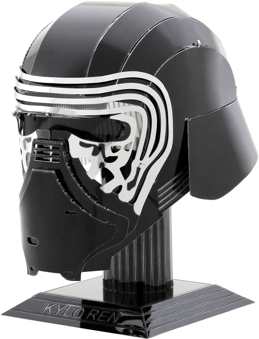 Metal Earth Kylo Ren Helmet - Metal Earth Star Wars Helmets (372x480), Png Download