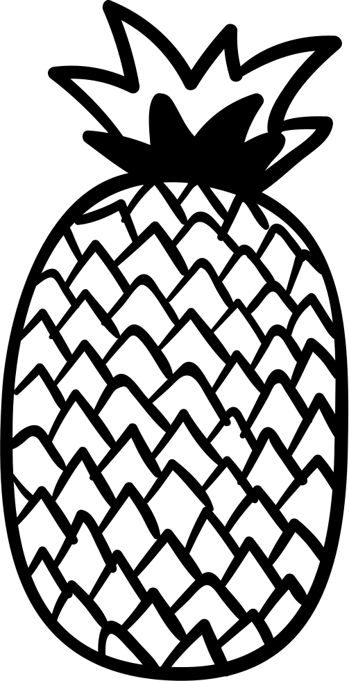 Pineapple Comments - Pineapple (503x980), Png Download
