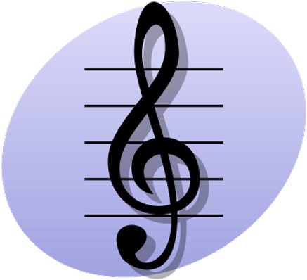 [pd-usa] - Transparent Background Treble Clef (400x360), Png Download
