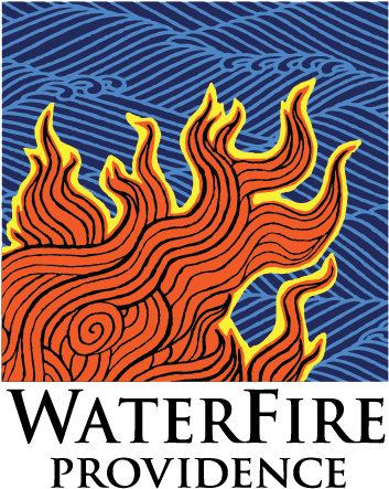 Water Fire Providence Painting (468x550), Png Download