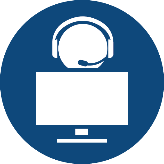 Outbound Call Support - Tech Support Icon Blue (528x528), Png Download