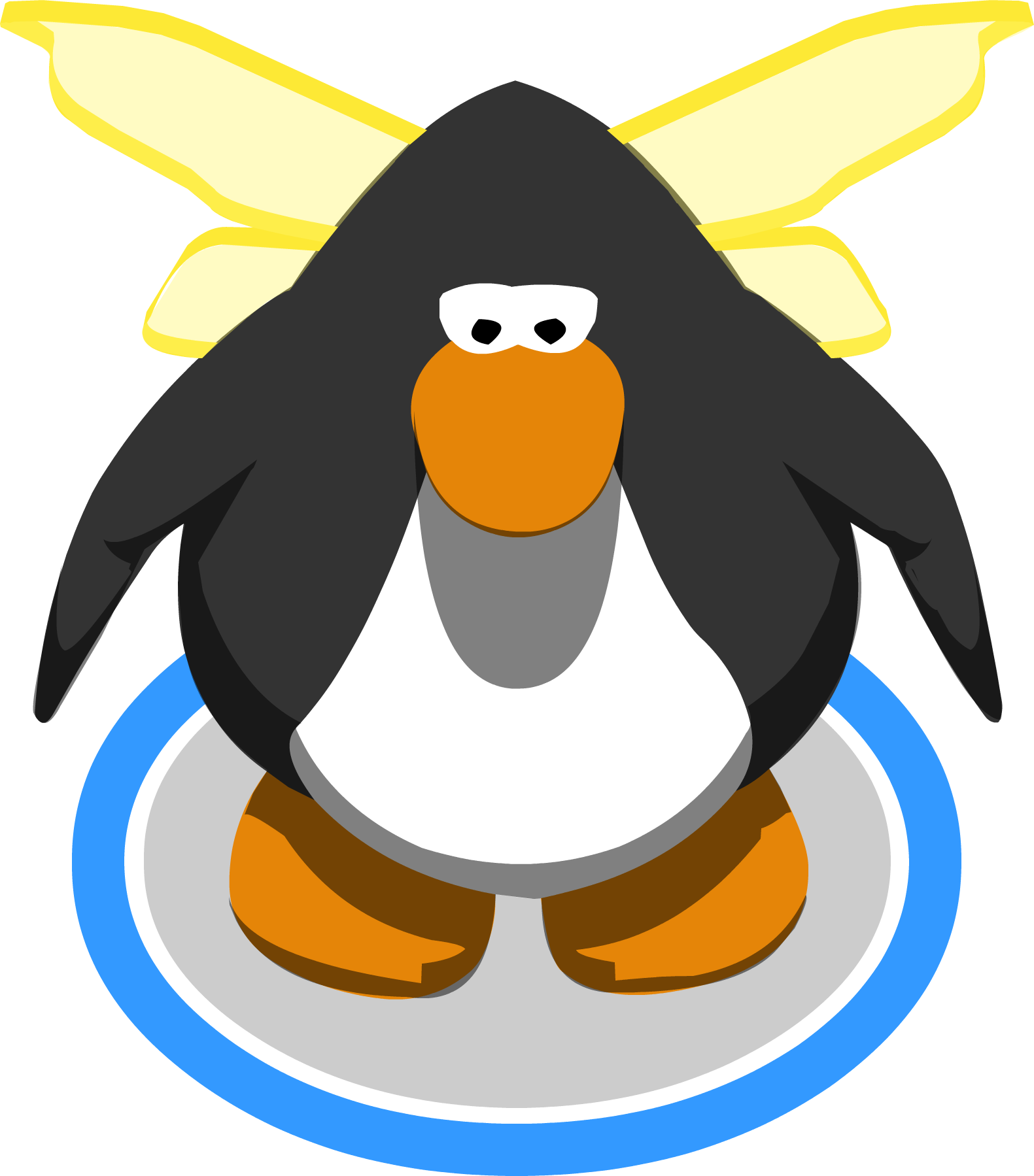 Snow Fairy Wings Ig - Club Penguin Vuvuzela (1581x1799), Png Download