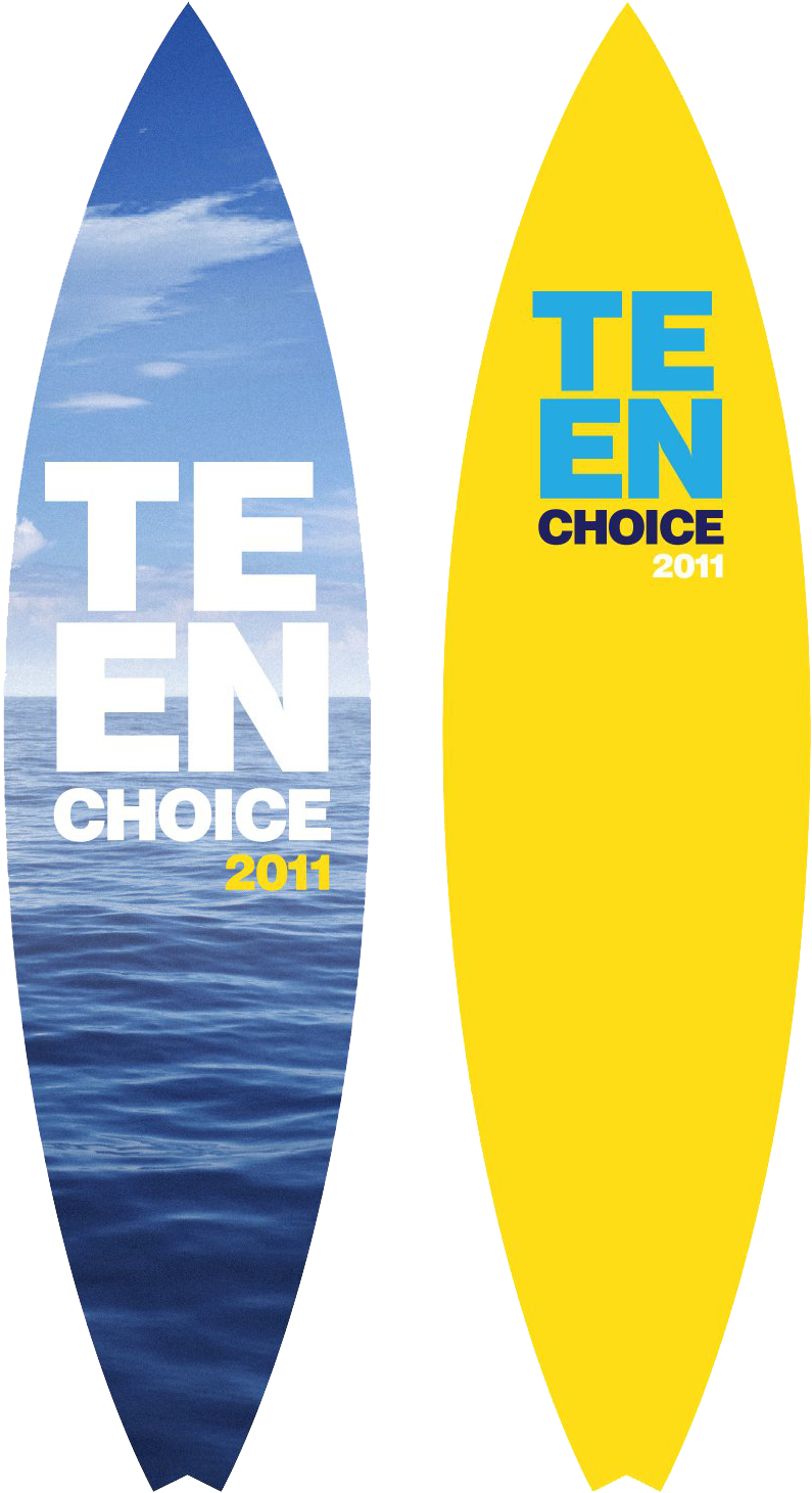 2011 Teen Choice Awards Surfboard - Teen Choice Awards Surfboard (900x1560), Png Download