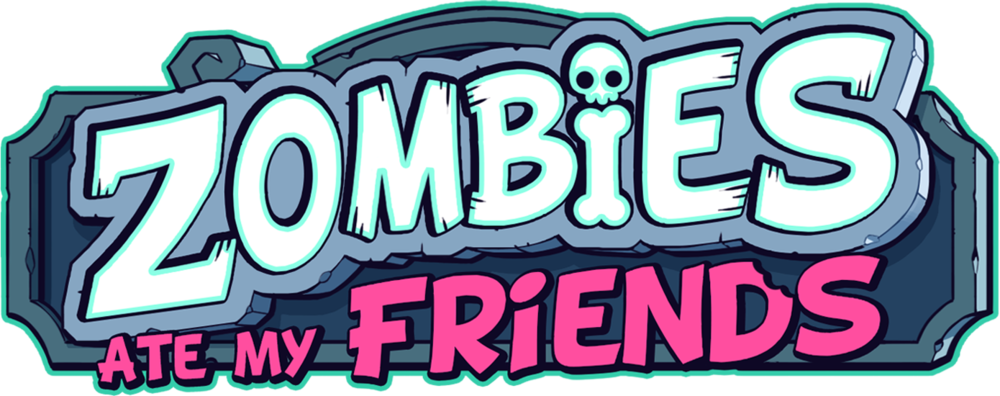 Zamf Logo - Zombies Ate My Friends (1000x396), Png Download