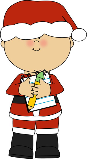 Booksale Archive - Santa Boy Clipart (302x550), Png Download